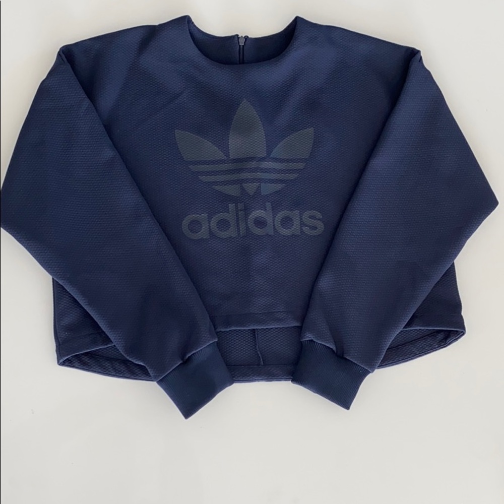 adidas cropped sweatshirt
